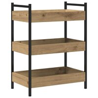 Keukentrolley Artisan Eiken 50 x 30 x 70 cm Bewerkt hout 5