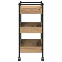 Keukentrolley Artisan Eiken 50 x 30 x 70 cm Bewerkt hout 8