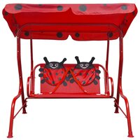 Kinderschommelstoel rood 2
