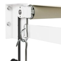 Luifel automatisch uitschuifbaar 4x3 m cr&egrave;mekleurig 7