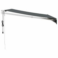 Luifel automatisch uitschuifbaar 3x2,5 m antracietkleurig 4