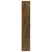 Kantoorkast 60x32x190 cm bewerkt hout gerookt eikenkleurig 7