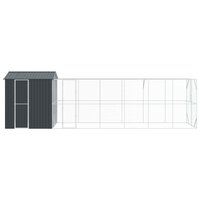 Vogelkooi Antraciet 824 x 208 x 247 cm Gegalvaniseerd staal 3