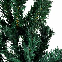 Kunstkerstboom half met standaard smal 150 cm groen 6