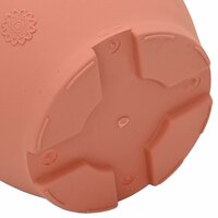 Ronde Bloempot 6 pcs Baksteenrood &Oslash; 26 x 21.5 cm Kunststof 8