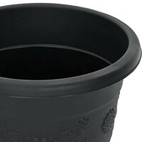 Ronde Bloempot 6 pcs Zwart &Oslash; 26 x 21.5 cm Kunststof 7