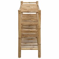 Schoenenrek met plank met opslag Naturel 68 x 28 x 63 cm Bamboe 5
