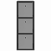 Dressoir met lade Zwart Eiken 30,5 x 27 x 84,5 cm 5