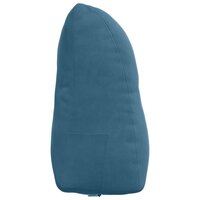 Rugkussen Blauw 45 x 24 x 50 cm Fluweel 7