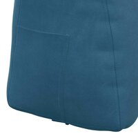 Rugkussen Blauw 45 x 24 x 50 cm Fluweel 9