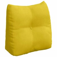 Rugkussen Geel 45 x 24 x 50 cm Fluweel 2