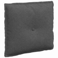 Rugkussen Donkergrijs 50 x 45 cm Cordstof 2