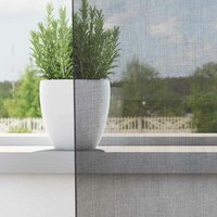 Gordijnen voile met doorvoertules 2 st 140x245 cm donkergrijs 3