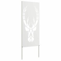 Privacyscherm Wit 50 x 140 cm Koudgewalst staal 4