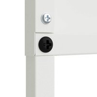 Privacyscherm Wit 50 x 140 cm Koudgewalst staal 6
