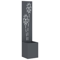 Privacyscherm Antraciet 32 x 140 cm Koudgewalst staal 2