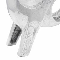 Stierensculptuur Zilver 22 x 9.5 x 34 cm Aluminium 6