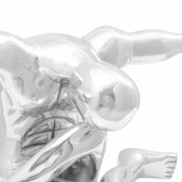 sculptuur Zilver 91,5 x 32 x 33 cm Aluminium 4