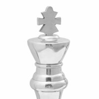 Beelden 2 pcs Zilver 17 x 17 x 42 cm Aluminium 6