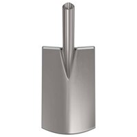 Schepblad Zilver 43 x 17 cm Gepoedercoat staal 5