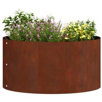 Plantenring 5 pcs Bruin 40 x 40 x 20 cm Cortenstaal 3