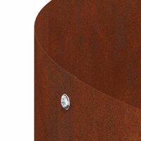 Plantenring Bruin 80 x 80 x 20 cm Cortenstaal 8