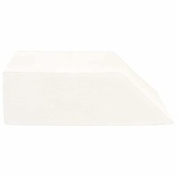 Beenkussen Effen Wit 63 x 52 x 19,5 cm PU Schuim 5