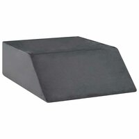 Beenkussen Effen Grijs 63 x 52 x 19 cm PU Schuim 2
