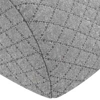 Beenkussen Geometrisch Grijs 52 x 20 x 11 cm Traagschuim 7