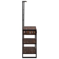 Keukenrek Multikleur en Zwart 80 x 40 x 160 cm 6