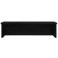 Keukenrek stapelbaar 50x15x16 cm bewerkt hout zwart 3