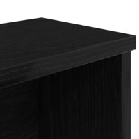 Keukenrek stapelbaar 50x15x16 cm bewerkt hout zwart 6