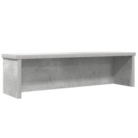 Keukenrekken stapelbaar 2 st 50x15x16 cm betongrijs 4