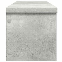 Keukenrekken stapelbaar 2 st 50x15x16 cm betongrijs 5