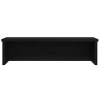 Keukenrek stapelbaar 60x15x16 cm bewerkt hout zwart 3