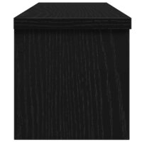 Keukenrek stapelbaar 60x15x16 cm bewerkt hout zwart 4