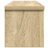 Keukenrek stapelbaar 60x15x16 cm bewerkt hout sonoma eikenkleur 4