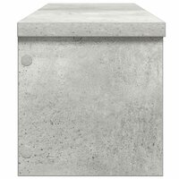 Keukenrek stapelbaar 60x15x16 cm bewerkt hout betongrijs 4