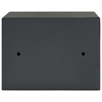 Kluis met slot Donkergrijs 23 x 17 x 17 cm Staal 6