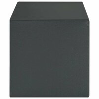 Kluis met slot Donkergrijs 31 x 20 x 20 cm Staal 5