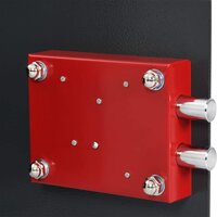 Kluis met slot Donkergrijs 35 x 25 x 25 cm Staal 8