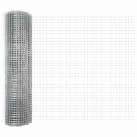 Afrasteringspaal Zilver 10 x 0,4 m (16 x 16 mm gaas) Staal 7