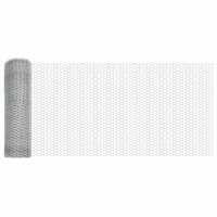 Afrasteringspaal Zilver 10 x 0,4 m (25 mm gaas) Staal 6