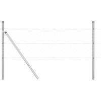 Afrasteringspaal Zilver 10 x 0,4 m (50 mm mesh) Staal 7