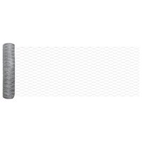 Afrasteringspaal Zilver 10 x 0,6 m (36 mm gaas) Staal 6