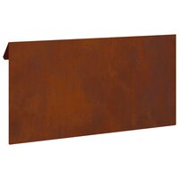 Slakkenhekje 4 pcs Roestig 50 x 3,5 x 25 cm Cortenstaal 7