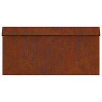 Slakkenhekje 16 pcs Roestig 50 x 3,5 x 25 cm Cortenstaal 5