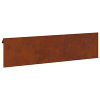 Slakkenhekje 4 pcs Roestig 100 x 3,5 x 25 cm Cortenstaal 7