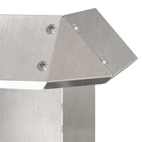 Slakkenhekje Zilver 13,5 x 13,5 x 25 cm Roestvrij staal 7