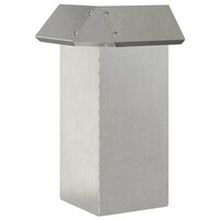 Slakkenhekje 4 pcs Zilver 13,5 x 13,5 x 25 cm Roestvrij staal 4